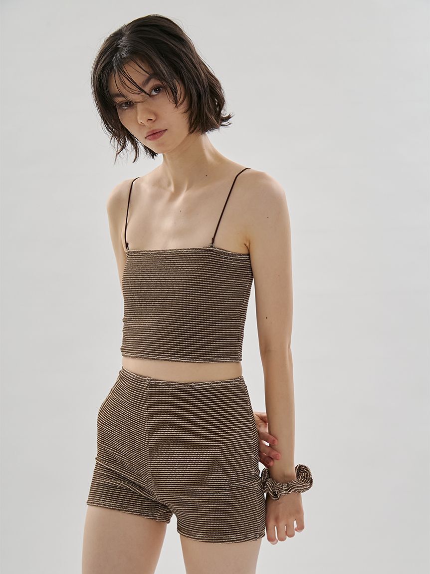 emmi atelier「シュシュ付きバンドゥスイムウェア」|その他|