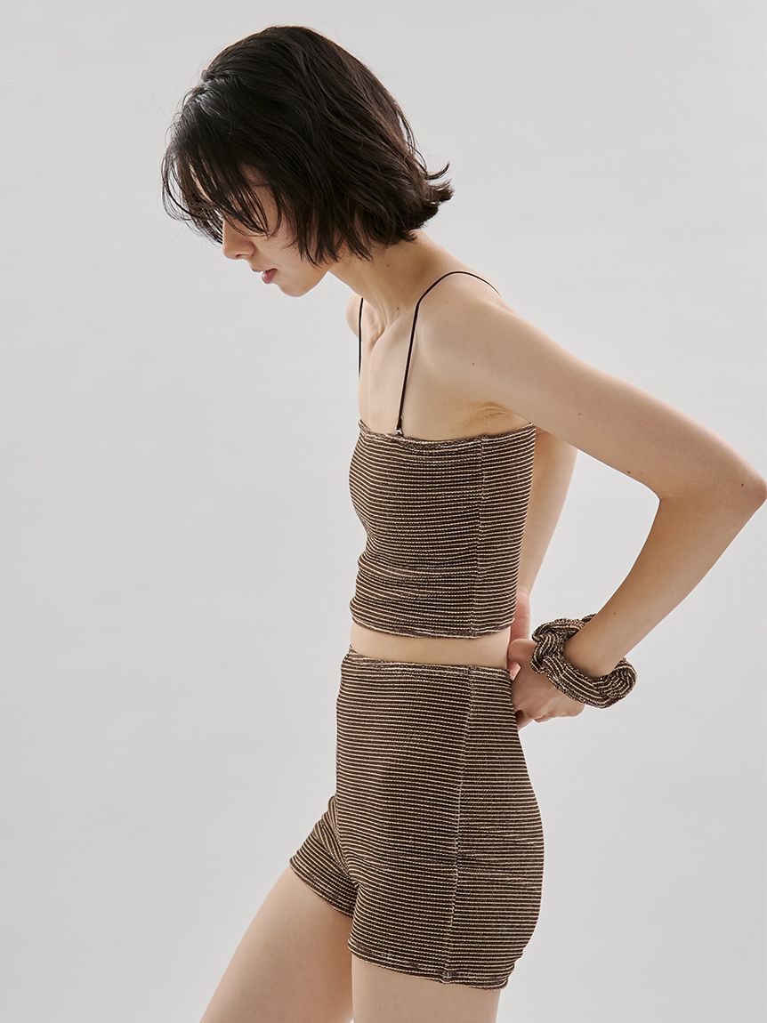 emmi atelier「シュシュ付きバンドゥスイムウェア」|その他|