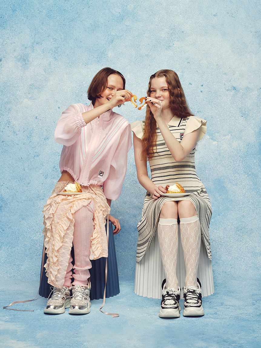 FURFUR「【FILAコラボ】ニットワンピース」|ワンピース|