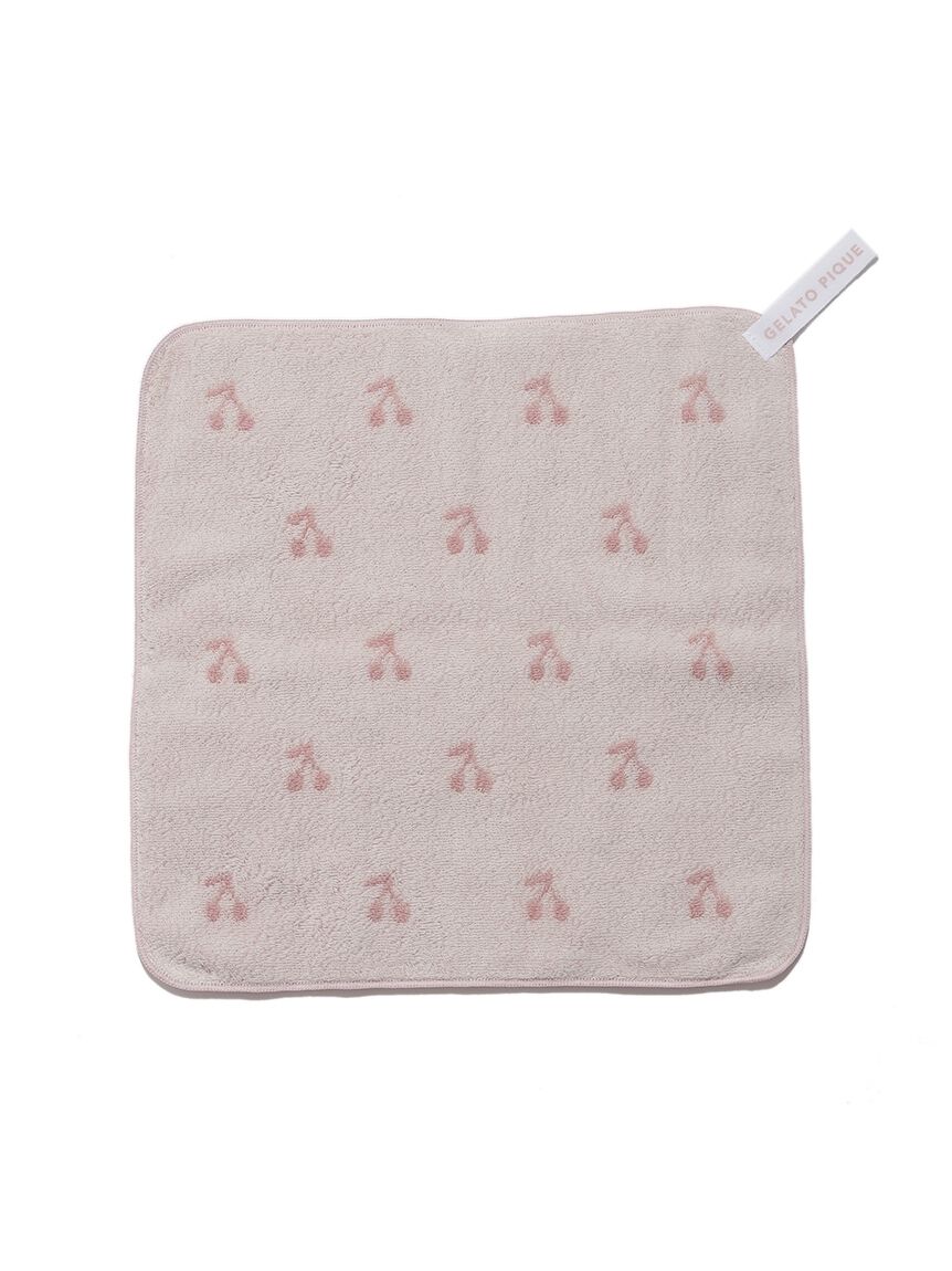 gelato pique「チェリーループ付きタオル」|ハンカチ|