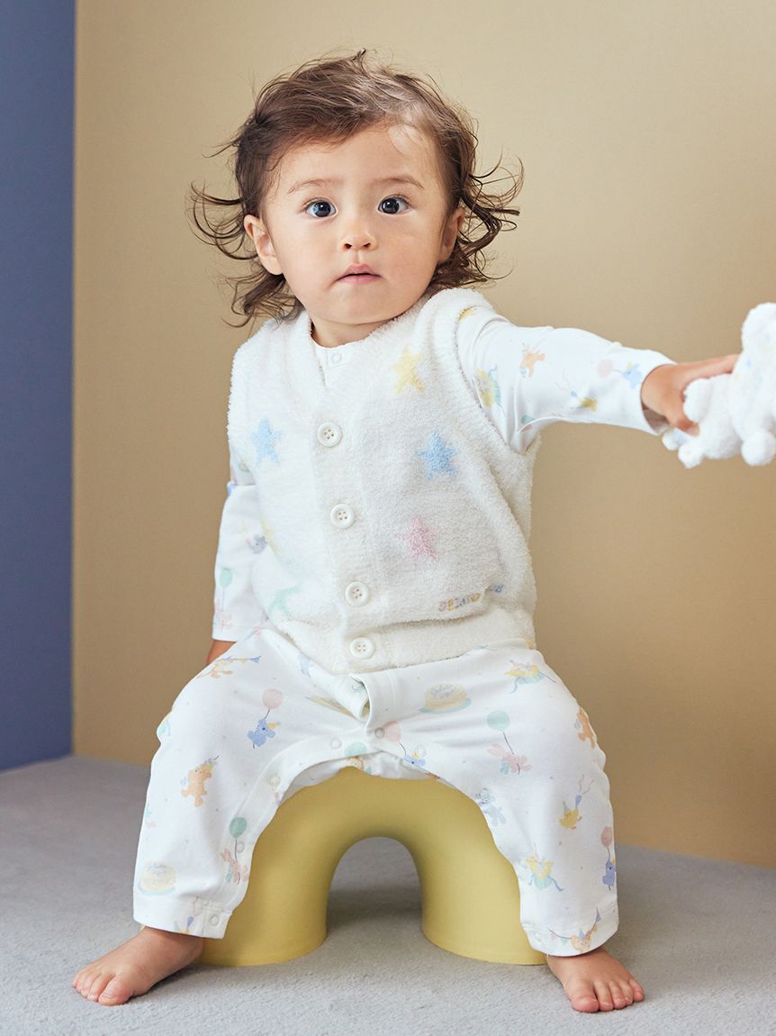 GELATO PIQUE KIDS & BABY「【BABY】エアリーモコカラフルスターベスト」|その他ベビーウェア|