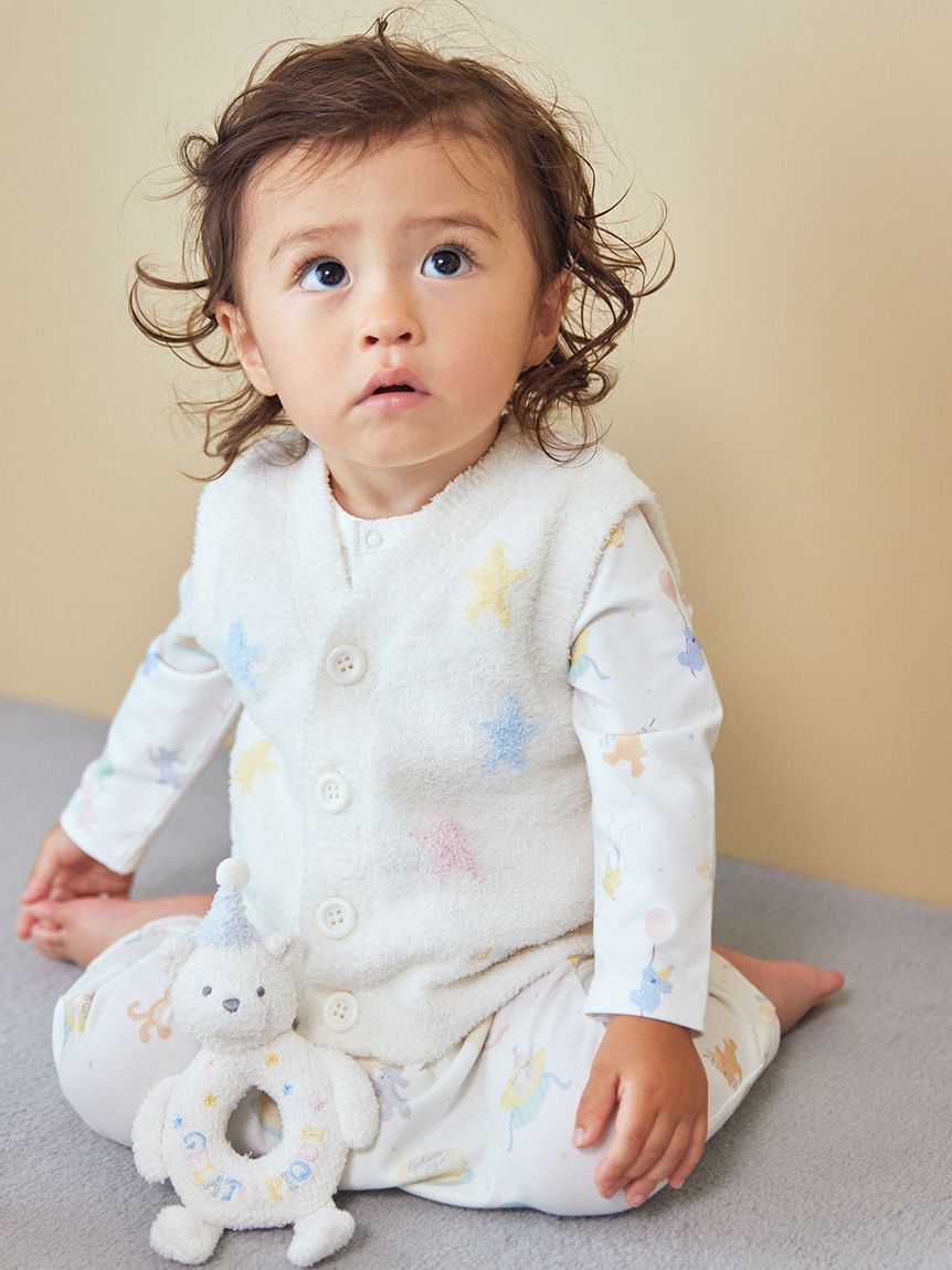 GELATO PIQUE KIDS & BABY「【BABY】エアリーモコカラフルスターベスト」|その他ベビーウェア|