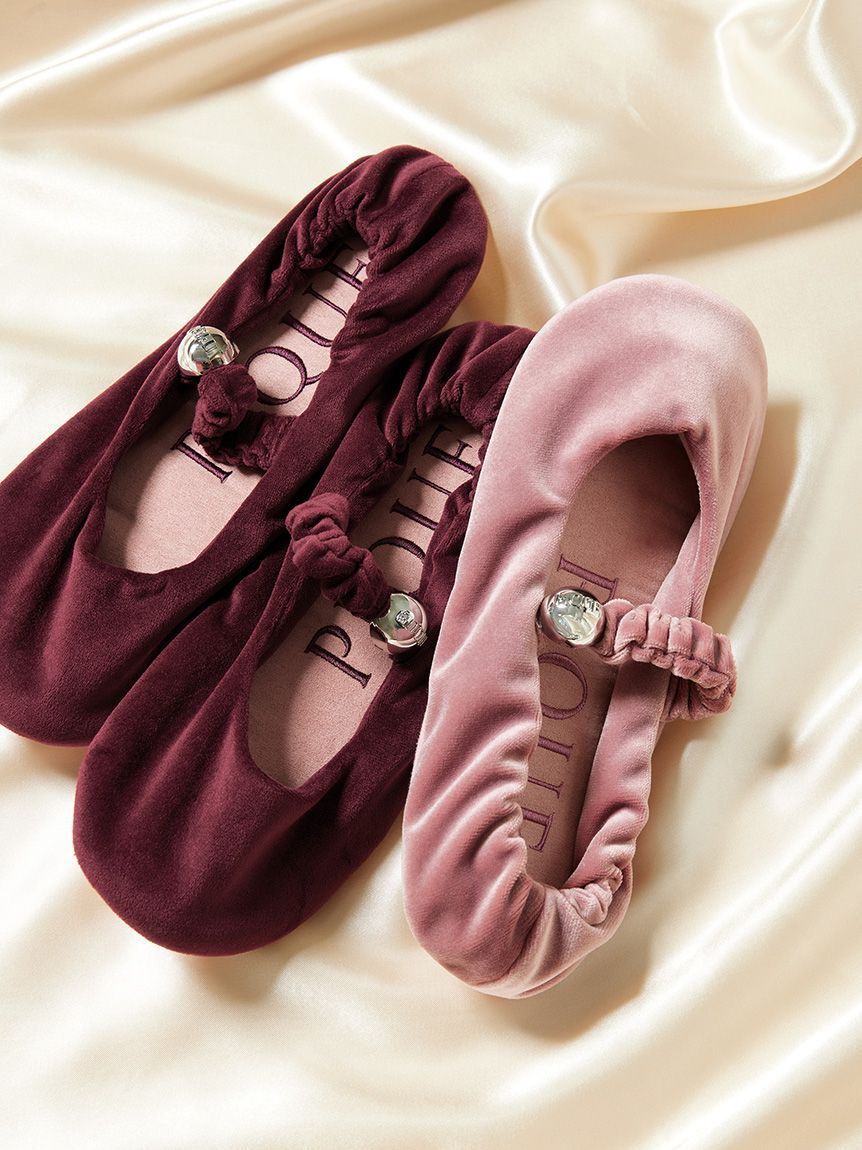 gelato pique「ベロアルームシューズ」|ルームシューズ|