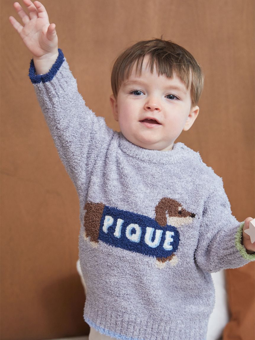 GELATO PIQUE KIDS & BABY「【BABY】ベビモコダックスフンドジャガードプルオーバー」|その他ベビーウェア|