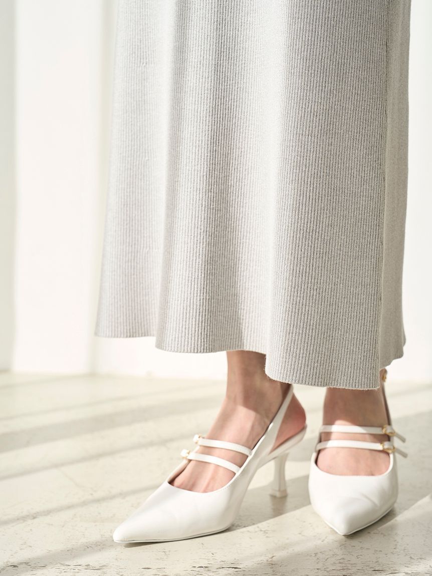 SNIDEL「レースドッキングニットワンピース」|ワンピース|