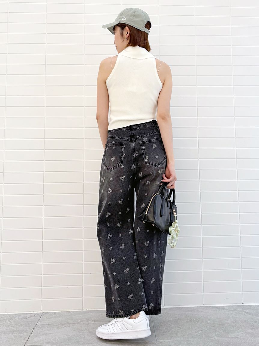 SNIDEL「Sustainable襟付きニットプルオーバー」|ニット・セーター|