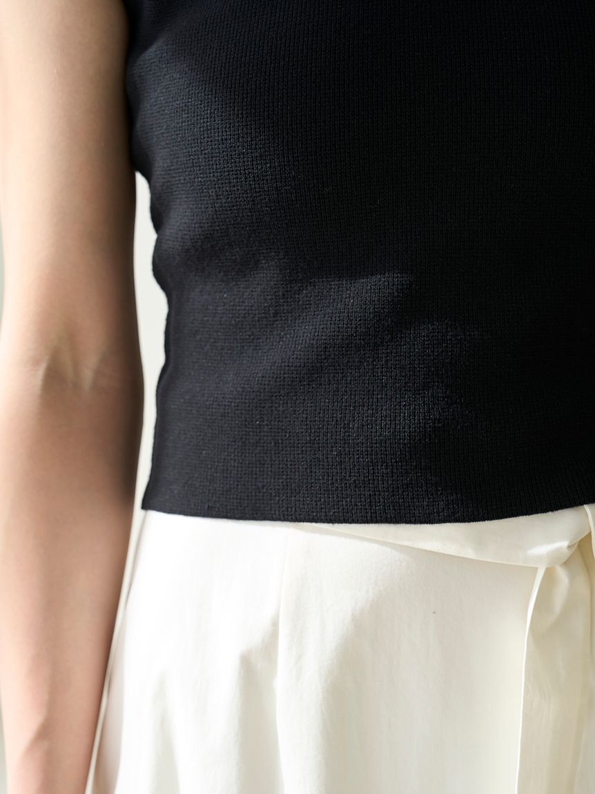 SNIDEL「Sustainable襟付きニットプルオーバー」|ニット・セーター|