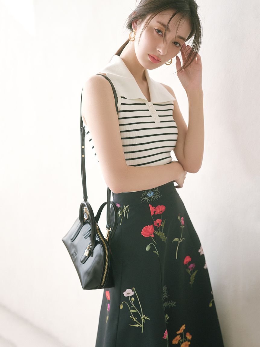 SNIDEL「Sustainable襟付きニットプルオーバー」|ニット・セーター|BORDER