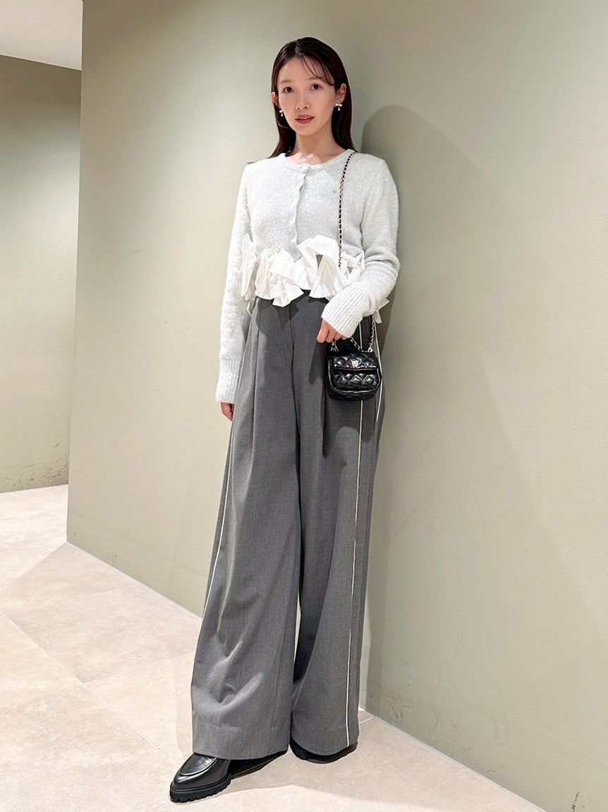 SNIDEL「タックラインパンツ」|チノ|