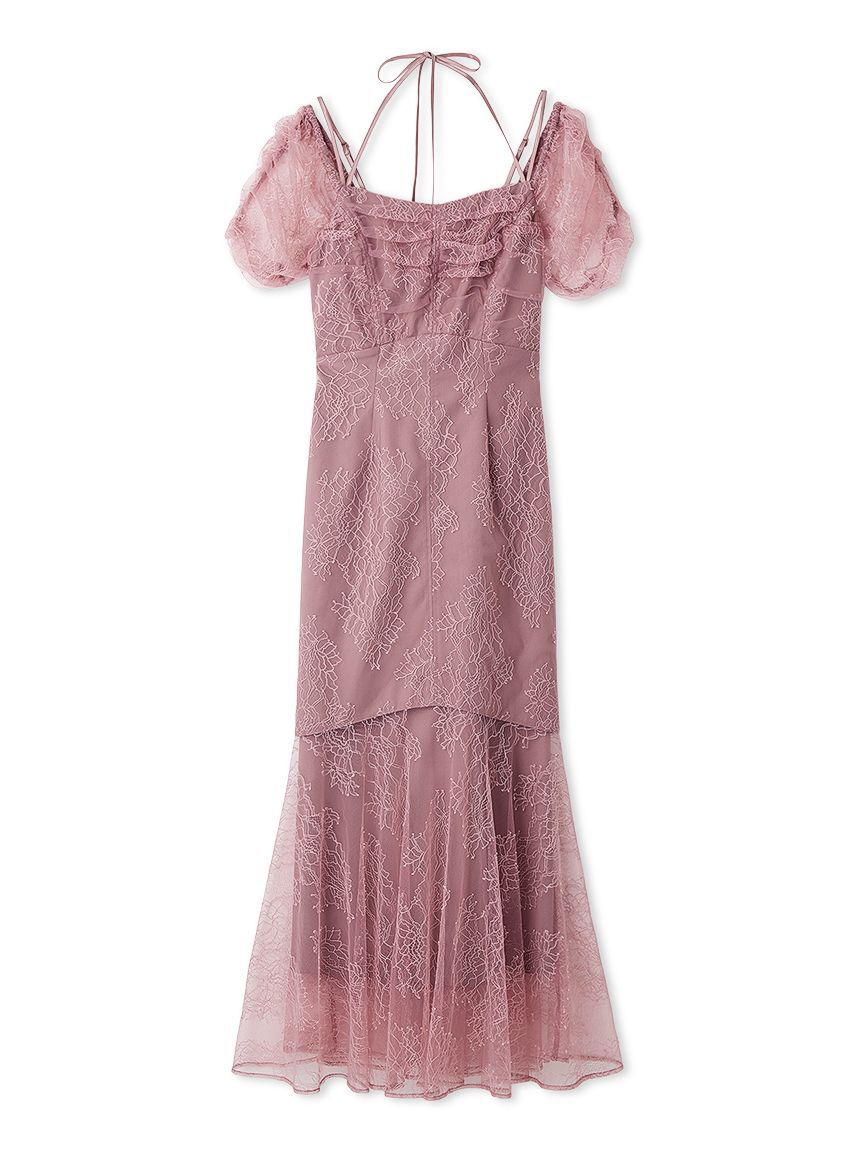 SNIDEL「ギャザードレープレースドレス」|ドレス|ROSE