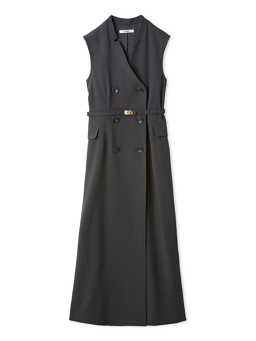 SNIDEL「スイッチングジレワンピース」|ワンピース|GRY