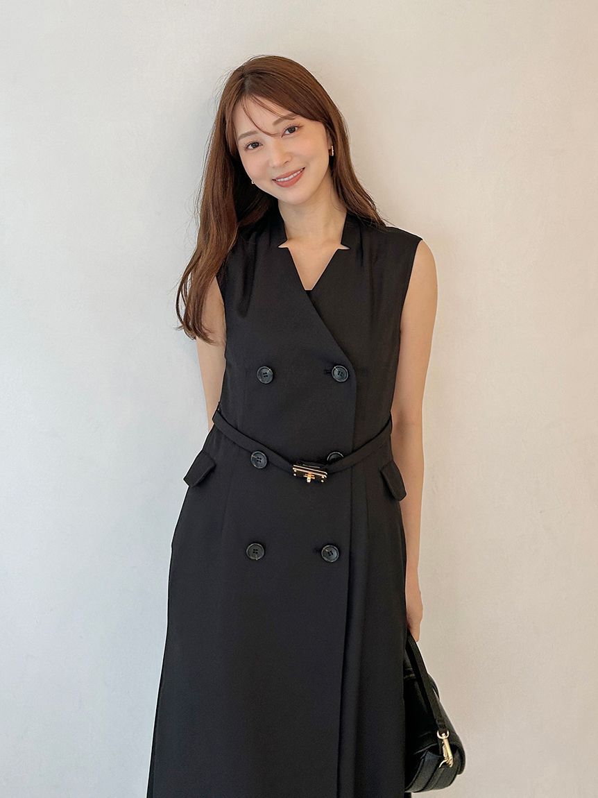 SNIDEL「スイッチングジレワンピース」|ワンピース|