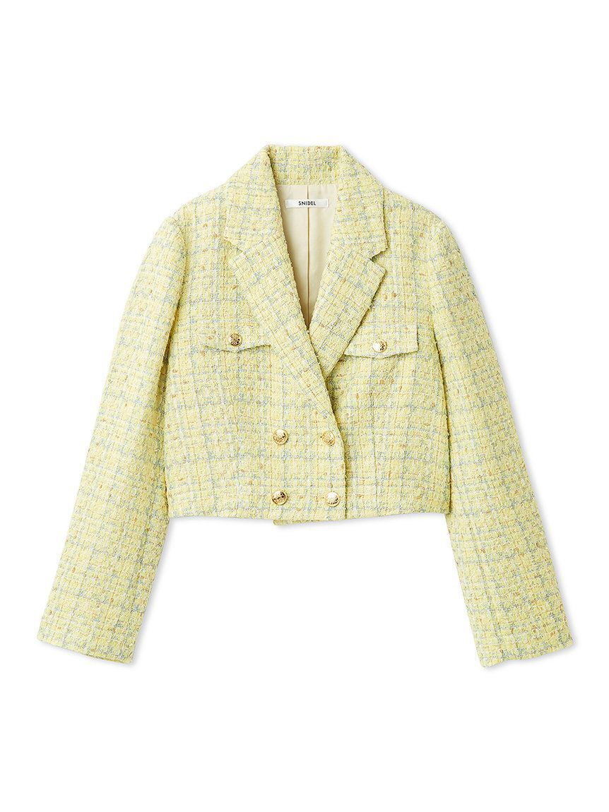 SNIDEL「バリエツイードジャケット」|テーラードジャケット|