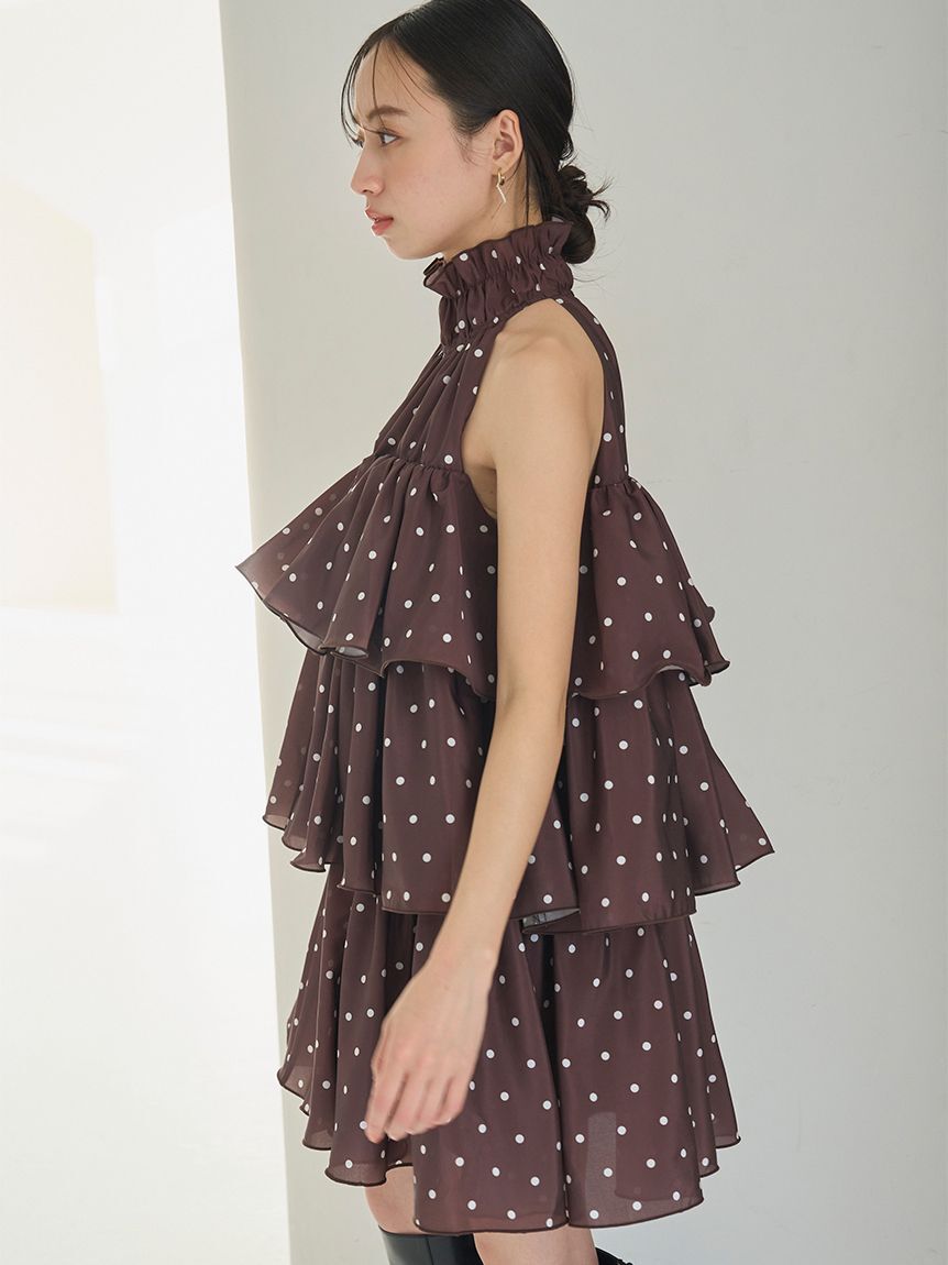 SNIDEL「ボリュームエアリーミニワンピース」|ワンピース|