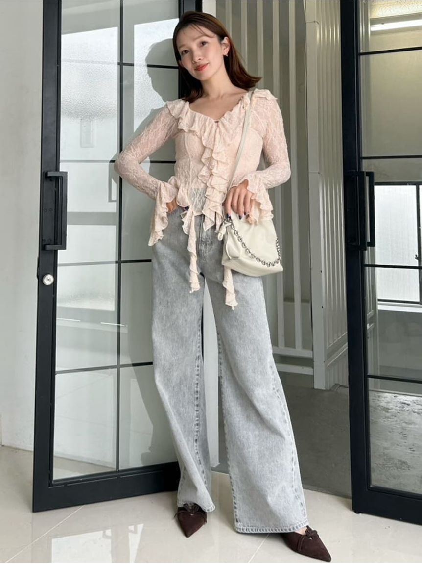 SNIDEL「ストレートデニム」|デニム|