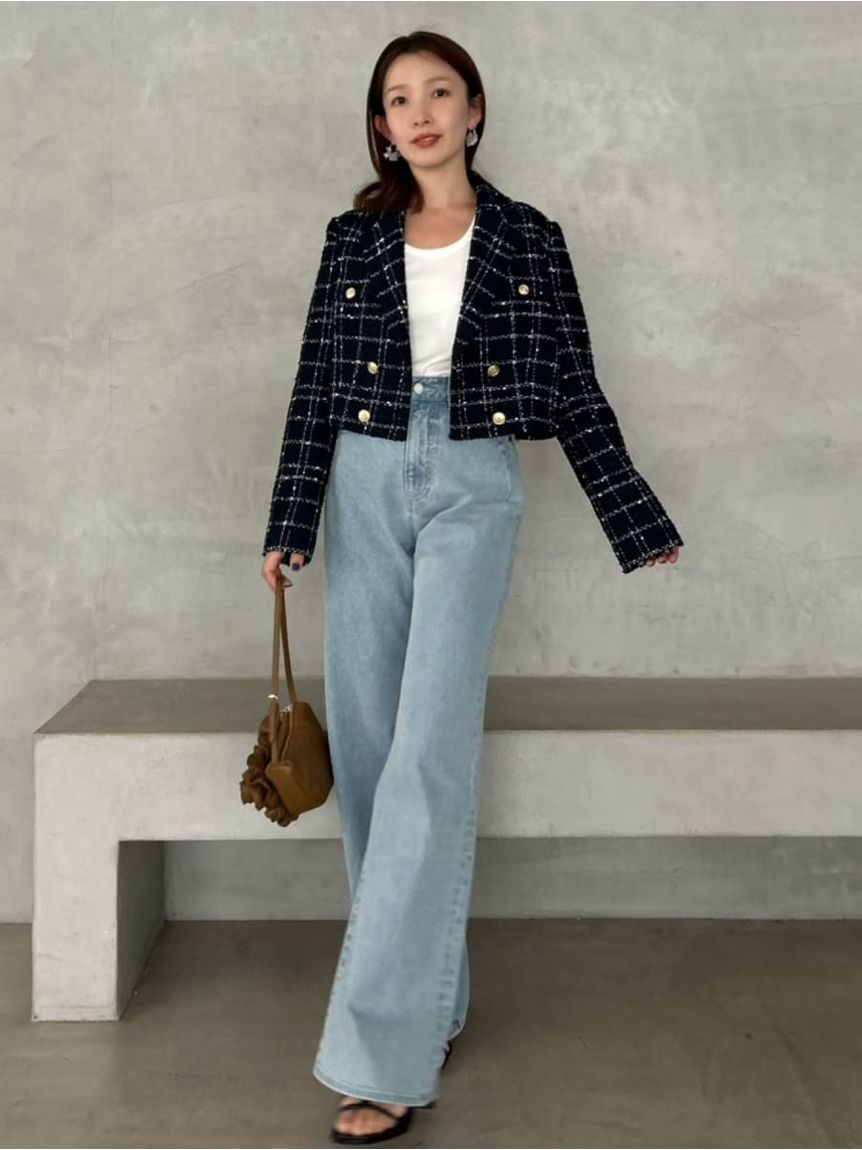 SNIDEL「ストレートデニム」|デニム|