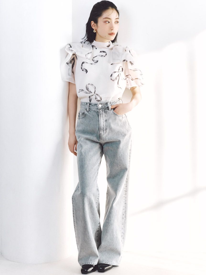 SNIDEL「ストレートデニム」|デニム|