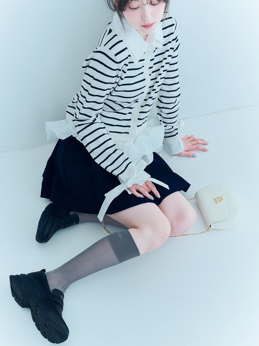 SNIDEL「シアーソックス」|ソックス|GRY