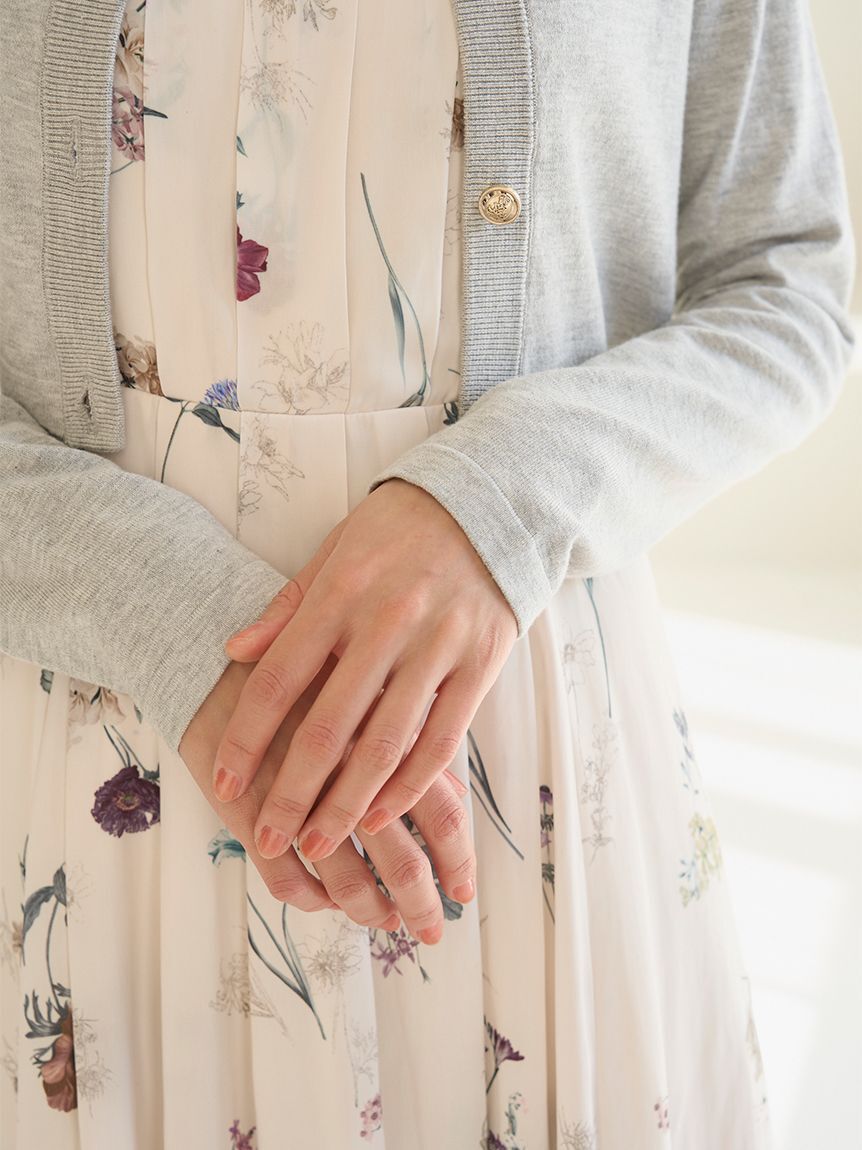 SNIDEL「カーデセットフローラルプリントキャミワンピース」|ワンピース|