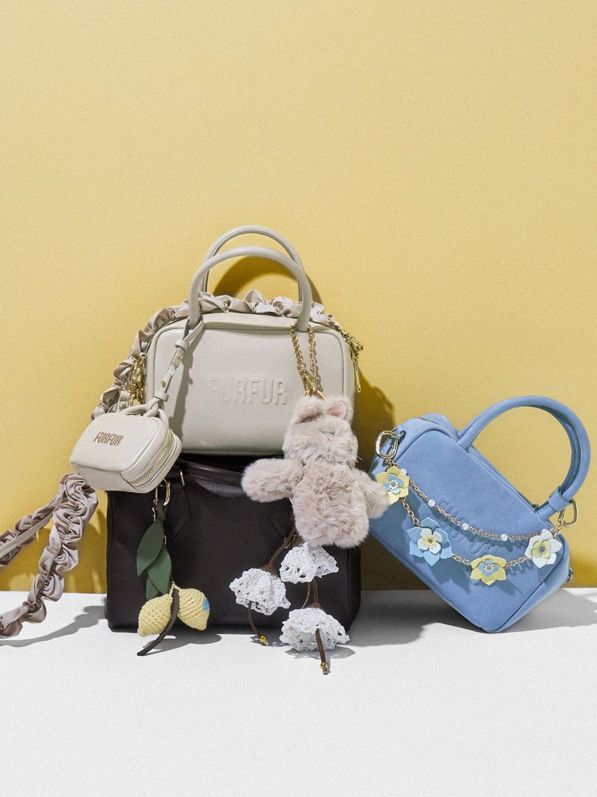 SNIDEL「クロシェチャーム」|キーケース|