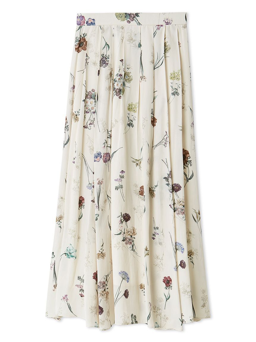 SNIDEL「フローラルプリントフレアスカート」|スカート|