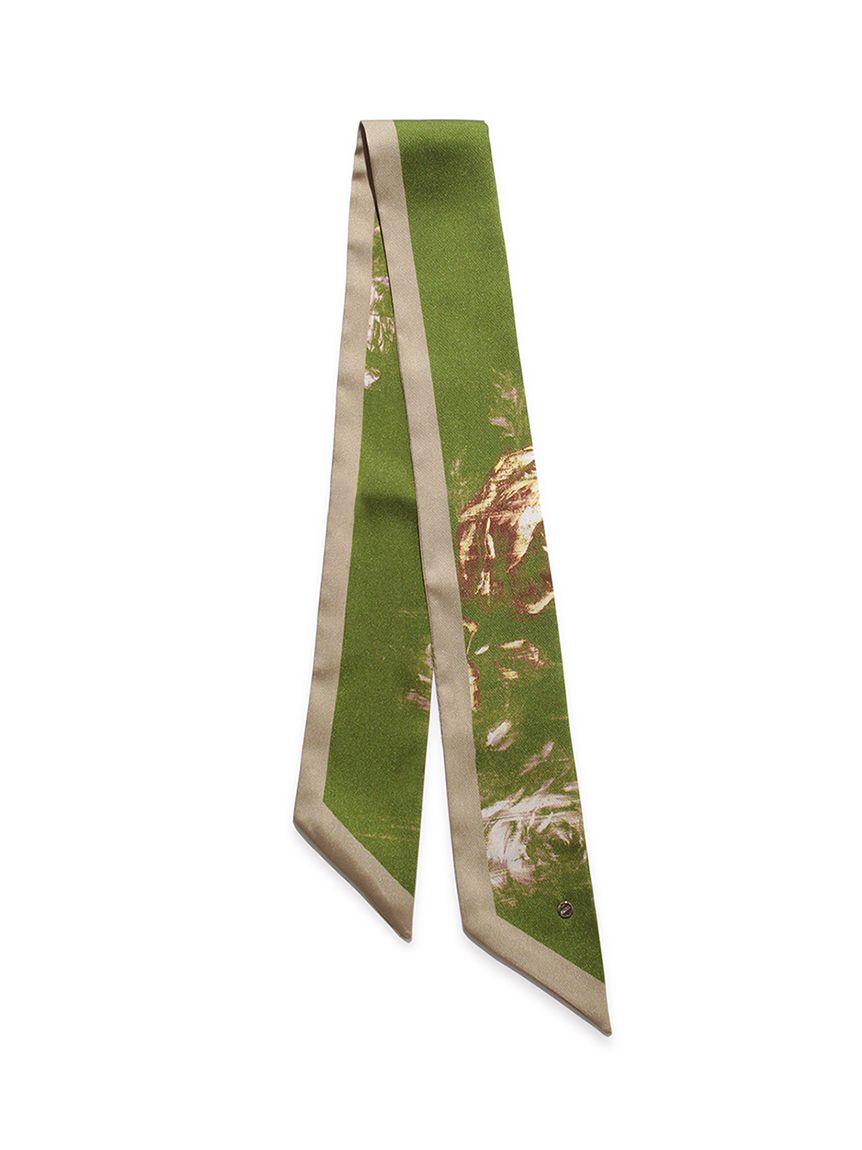 SNIDEL「グレージングフラワーボウタイスカーフ」|バンダナ・スカーフ|KKI