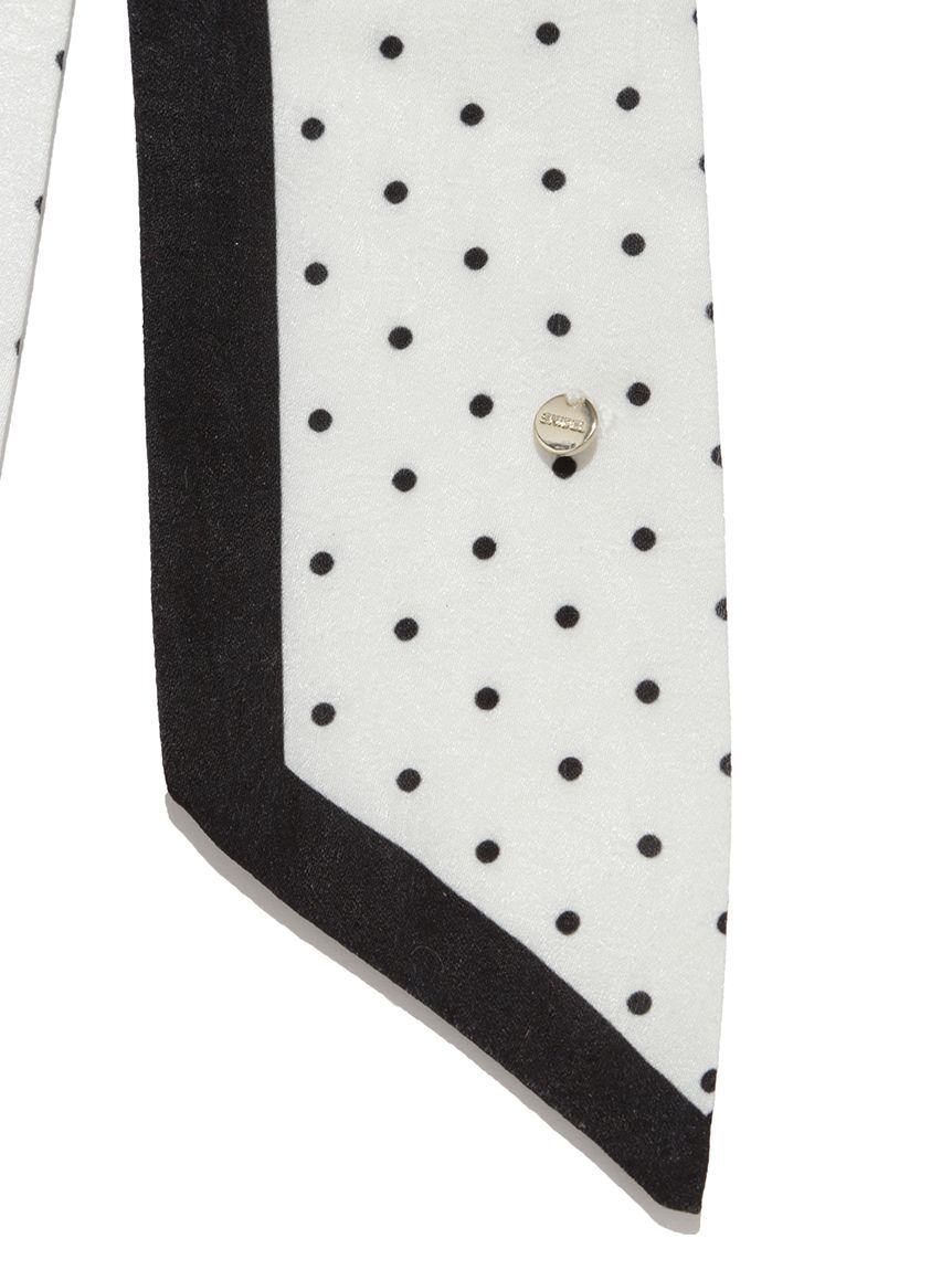 SNIDEL「グレージングフラワーボウタイスカーフ」|バンダナ・スカーフ|