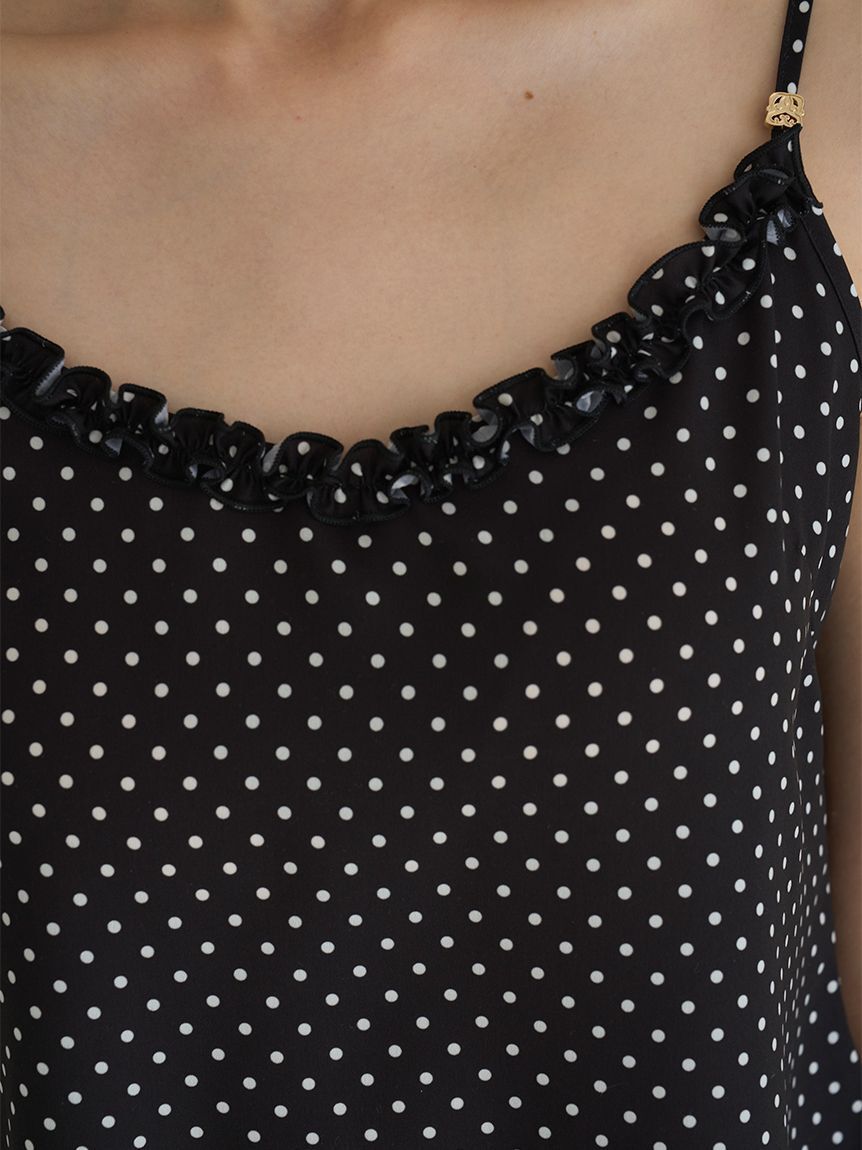 SNIDEL「フリルトリムキャミソール」|キャミソール|