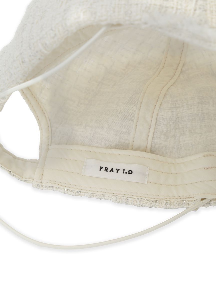 FRAY I.D「フロントロゴ刺繍フリンジキャップ」|キャップ・キャスケット|