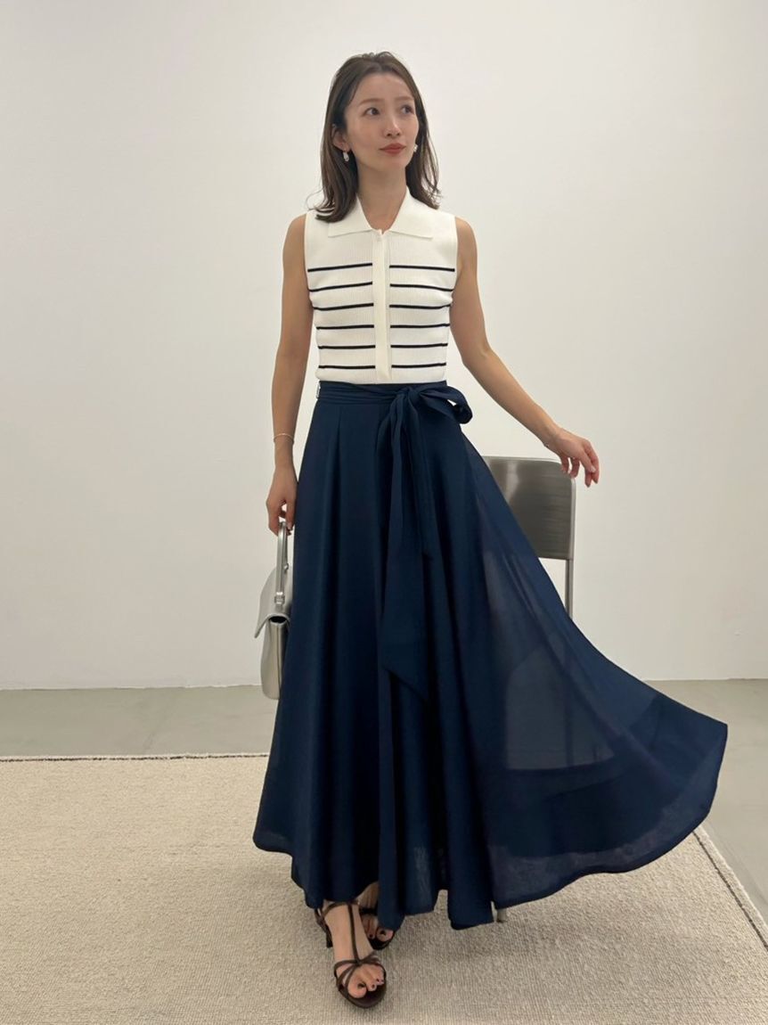 FRAY I.D「【00サイズあり】ポロニットドッキングワンピース」|ワンピース|BORDER