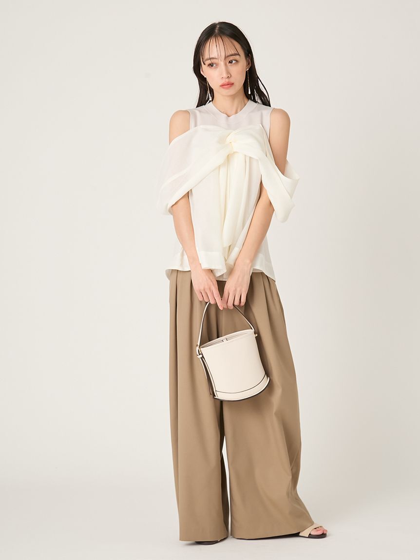 FRAY I.D「カーブラインミニバスケットバッグ」|ハンドバッグ|