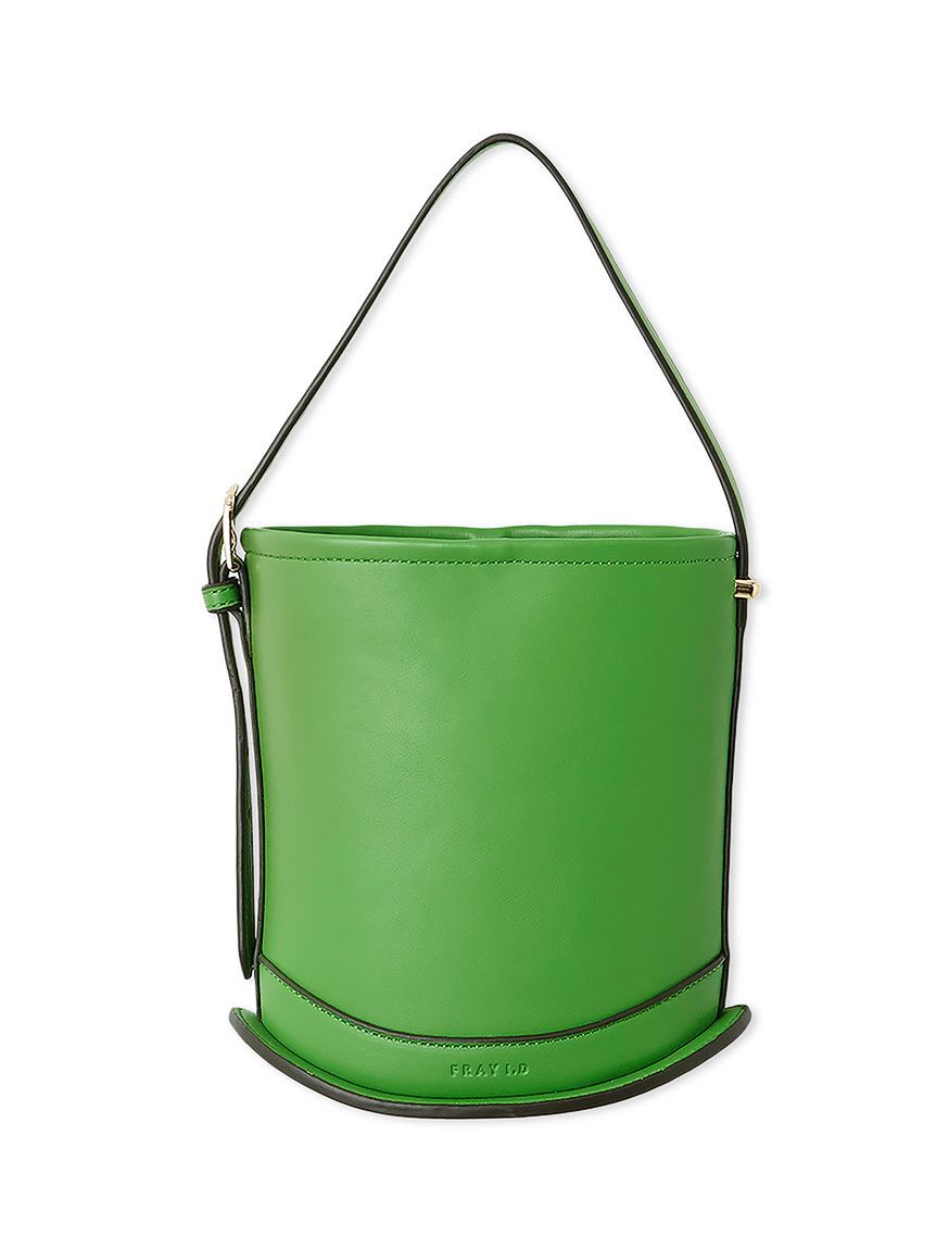 FRAY I.D「カーブラインミニバスケットバッグ」|ハンドバッグ|GRN
