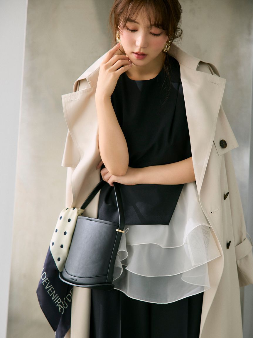 FRAY I.D「サテンシルクドットスカーフ」|バンダナ・スカーフ|