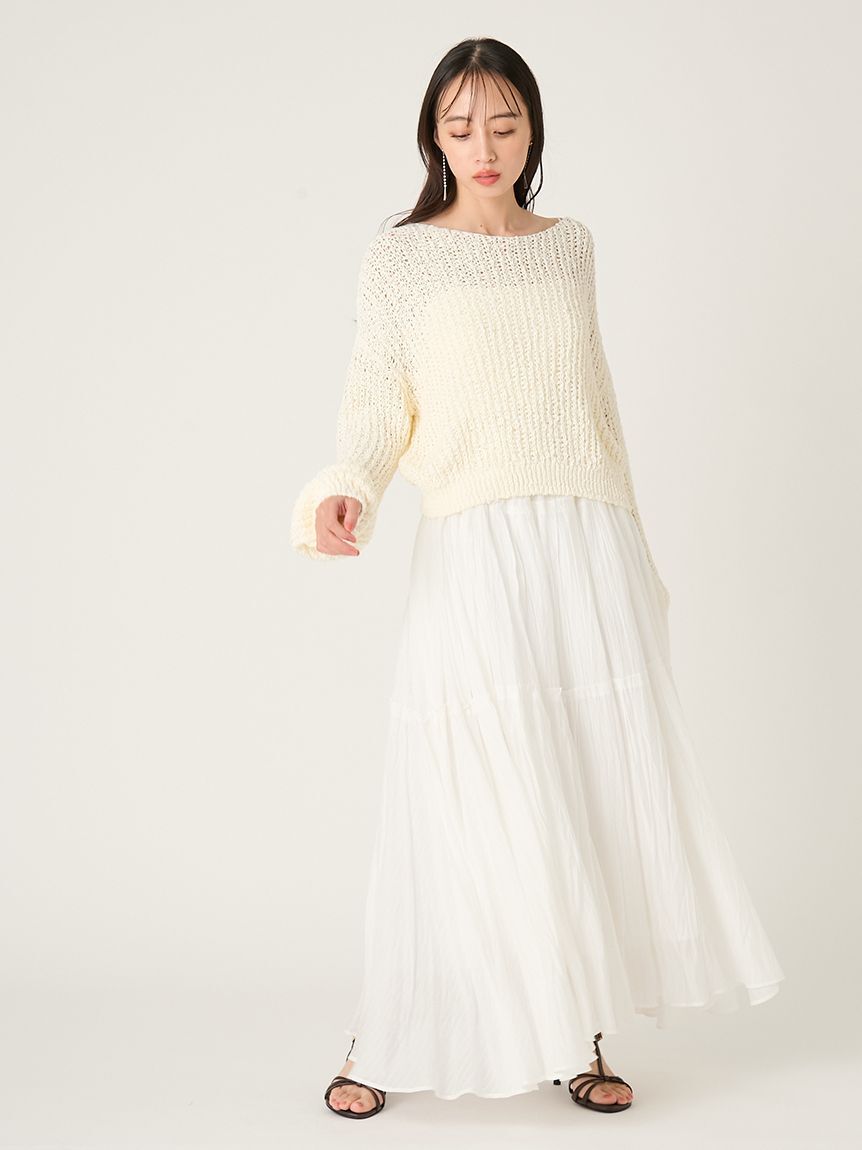 FRAY I.D「セミシアーティアードスカート」|スカート|