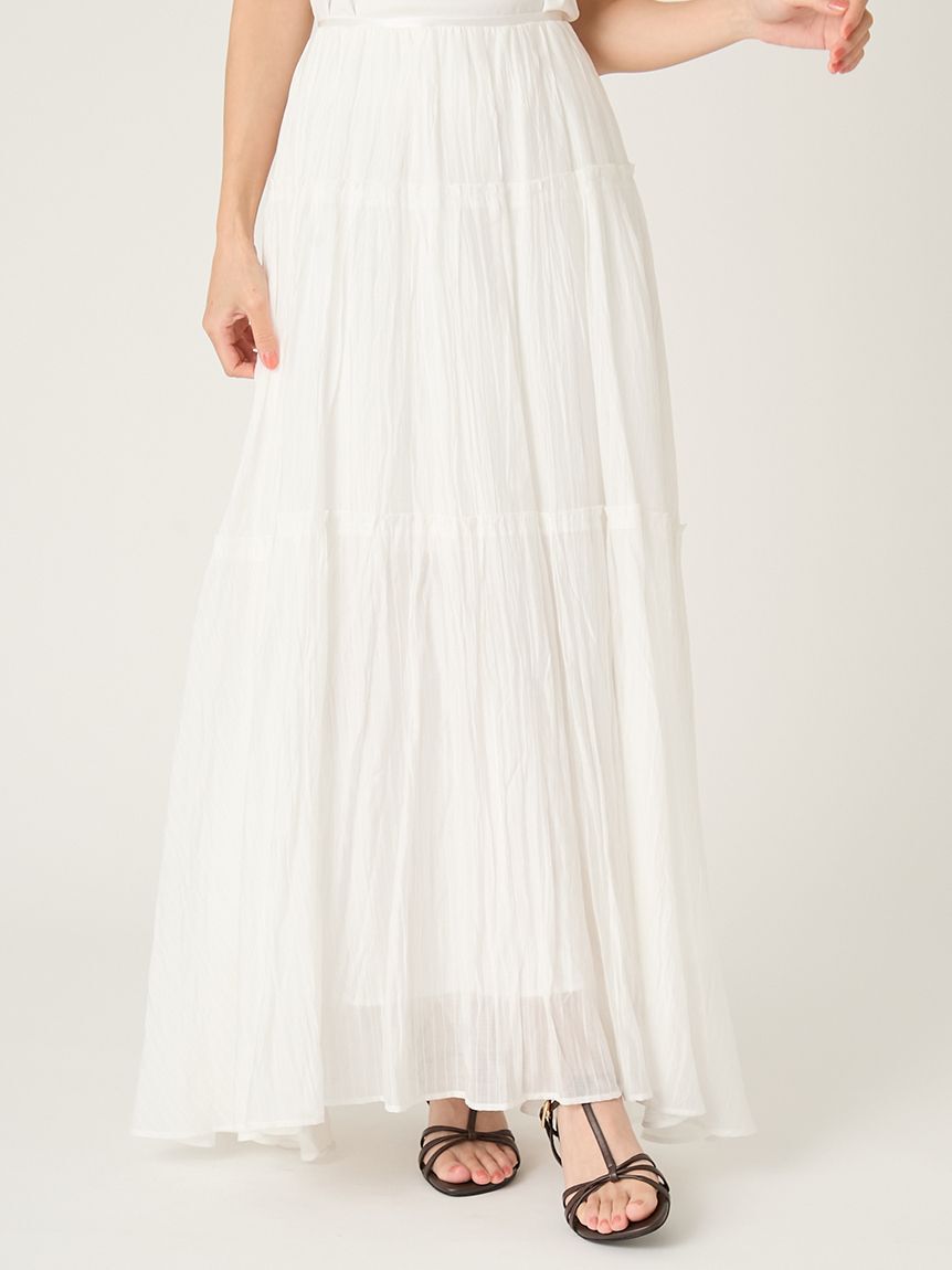 FRAY I.D「セミシアーティアードスカート」|スカート|