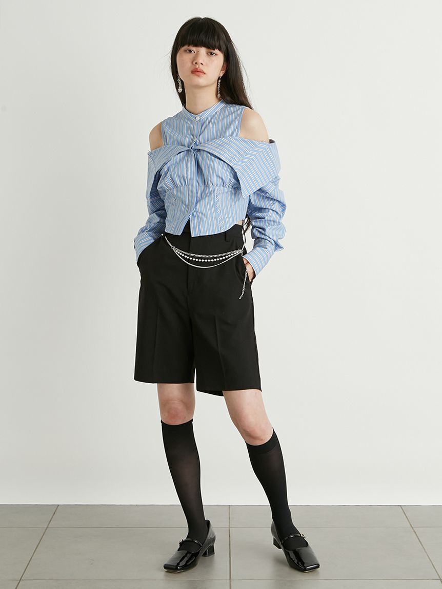 LILY BROWN「シアーレースハイソックス」|ソックス|