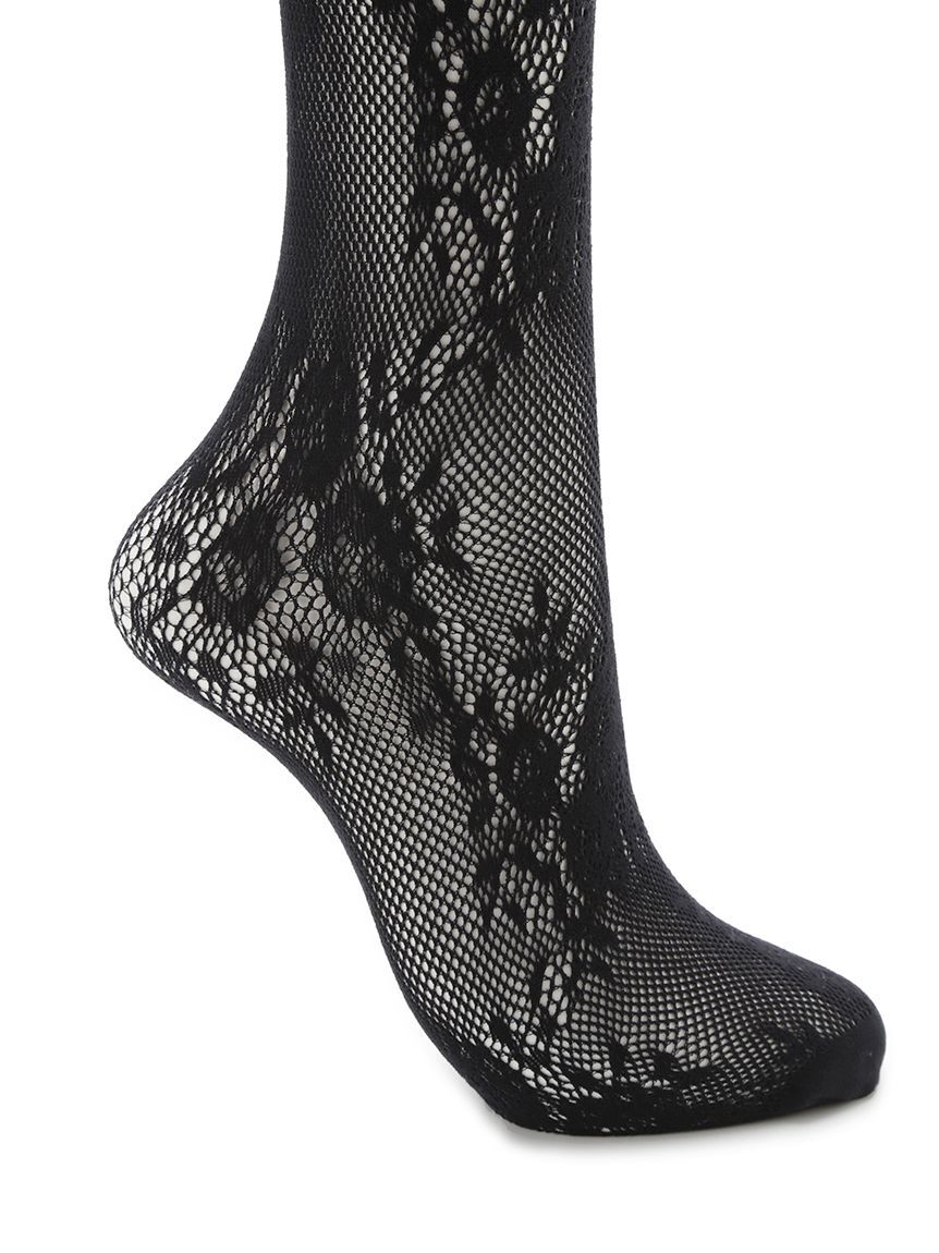 LILY BROWN「シアーレースハイソックス」|ソックス|