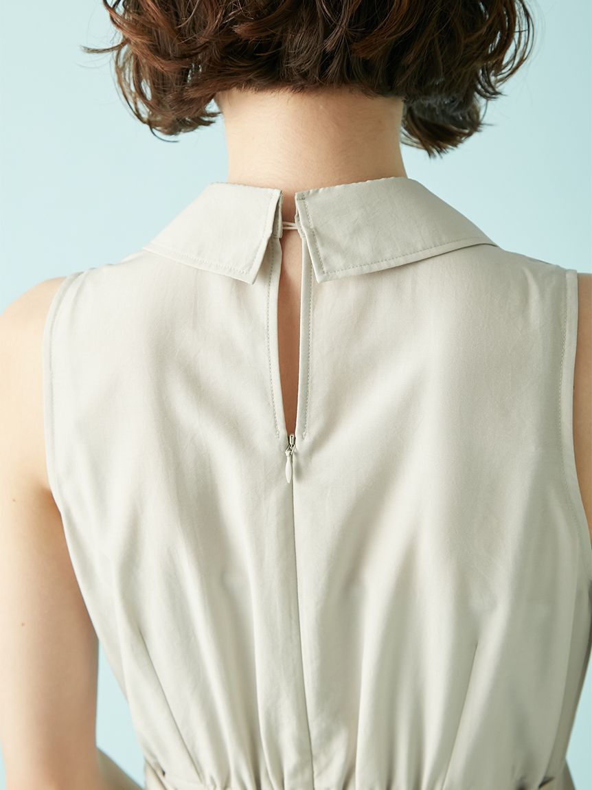 LILY BROWN「ラッフルフリルティアードシャツワンピース」|ワンピース|