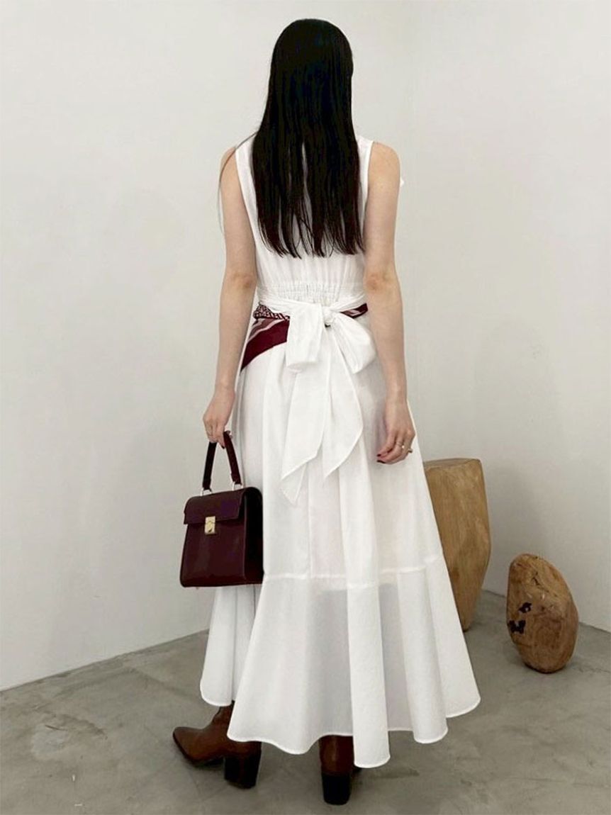 LILY BROWN「ラッフルフリルティアードシャツワンピース」|ワンピース|