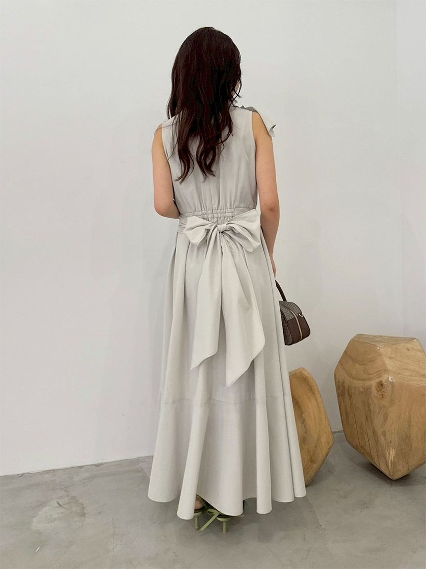 LILY BROWN「ラッフルフリルティアードシャツワンピース」|ワンピース|