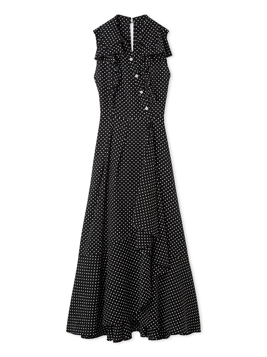 LILY BROWN「ラッフルフリルティアードシャツワンピース」|ワンピース|