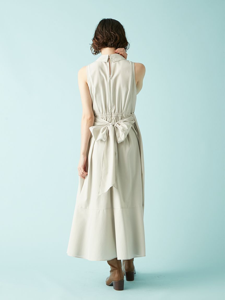 LILY BROWN「ラッフルフリルティアードシャツワンピース」|ワンピース|