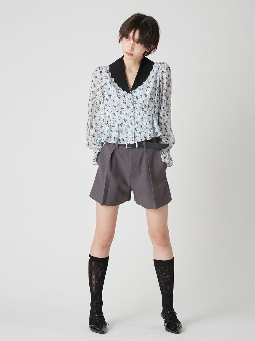 LILY BROWN「透かし編みハイソックス」|ソックス|