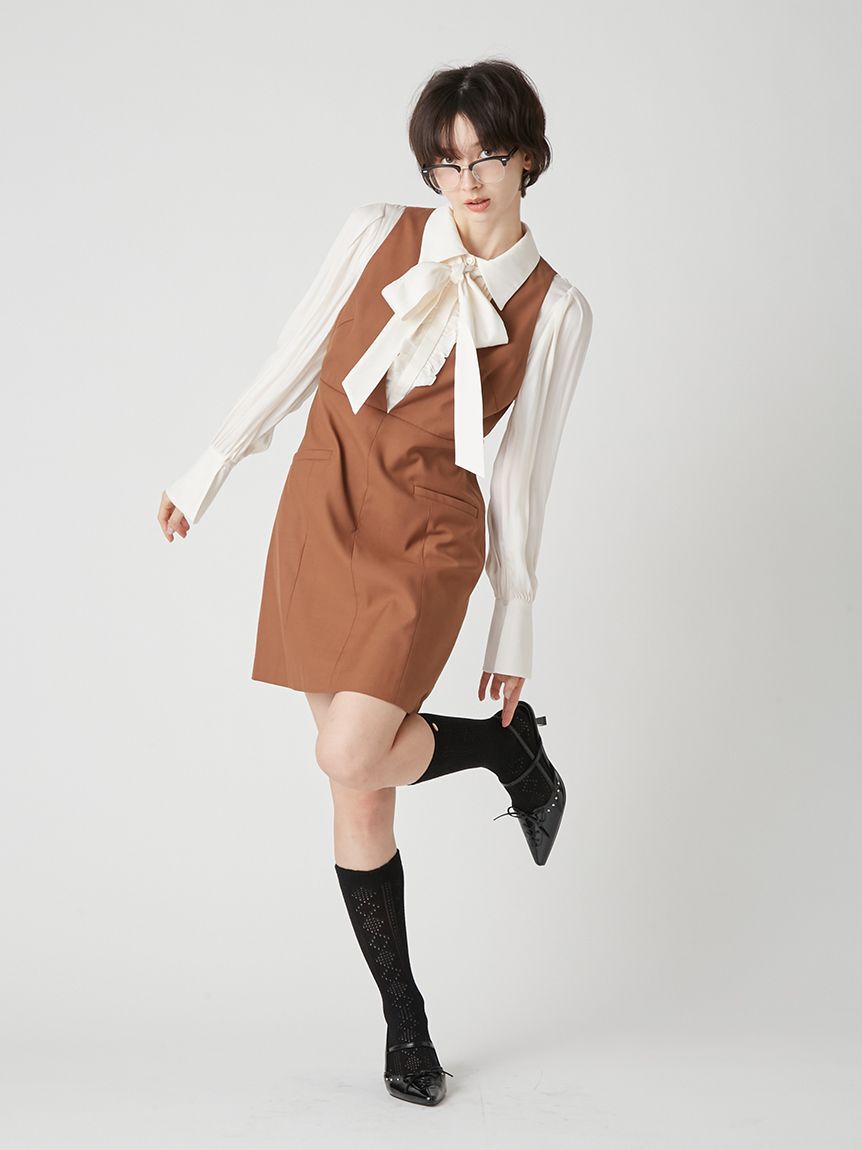 LILY BROWN「透かし編みハイソックス」|ソックス|