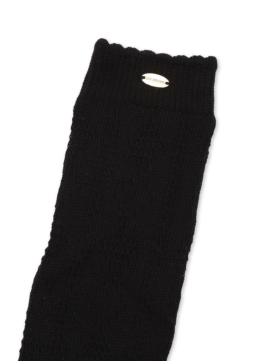 LILY BROWN「透かし編みハイソックス」|ソックス|