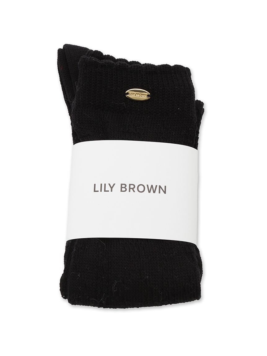 LILY BROWN「透かし編みハイソックス」|ソックス|