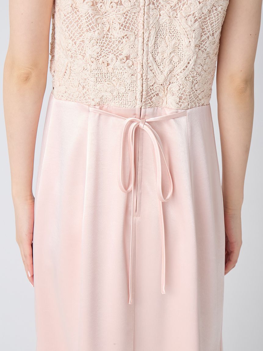 LILY BROWN「エンブロイダリーヴィンテージサテンドレス」|ドレス|