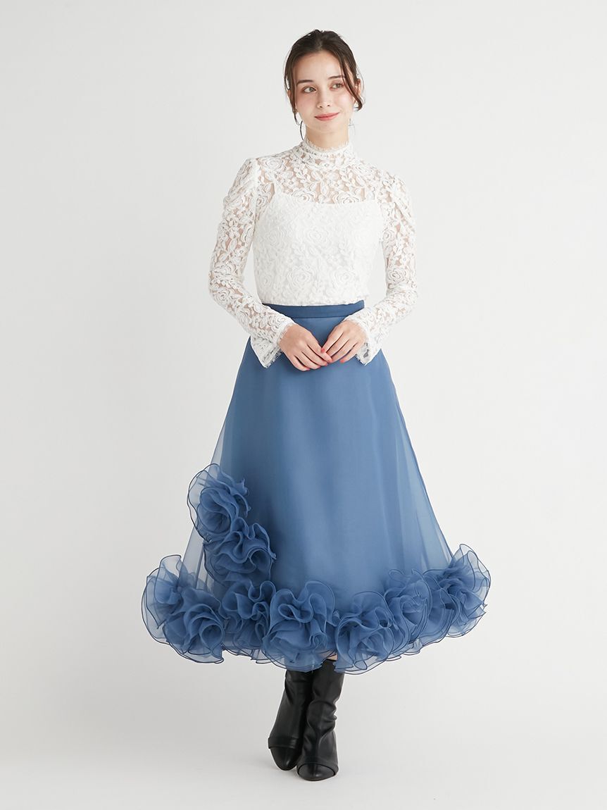 CELFORD「【YUMIKATSURAforCELFORD】ローズレーストップス」|シャツ・ブラウス|