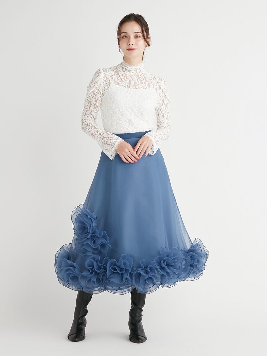 CELFORD「【YUMIKATSURAforCELFORD】ローズレーストップス」|シャツ・ブラウス|