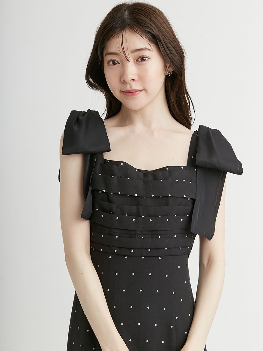 CELFORD「【CELFORD&times;MIKA】ショルダーリボン2wayワンピース」|ワンピース|